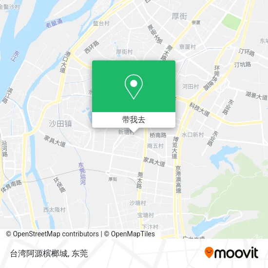 台湾阿源槟榔城地图