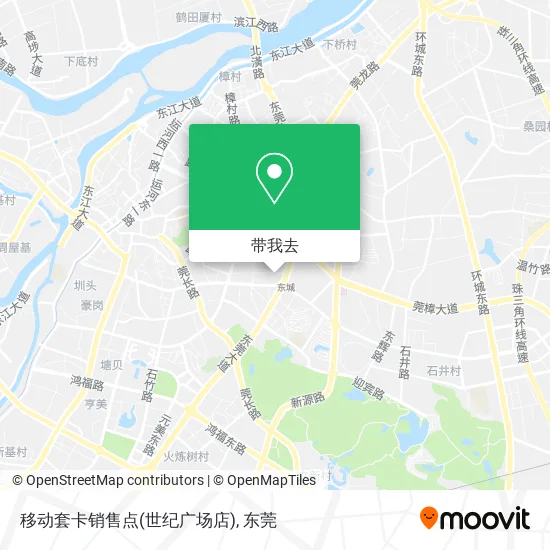 移动套卡销售点(世纪广场店)地图