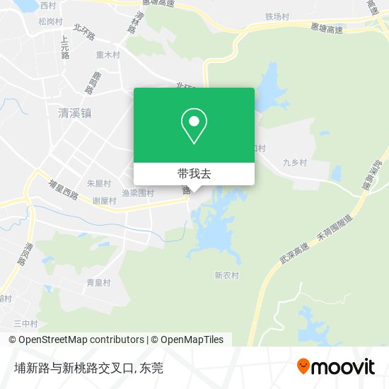 埔新路与新桃路交叉口地图