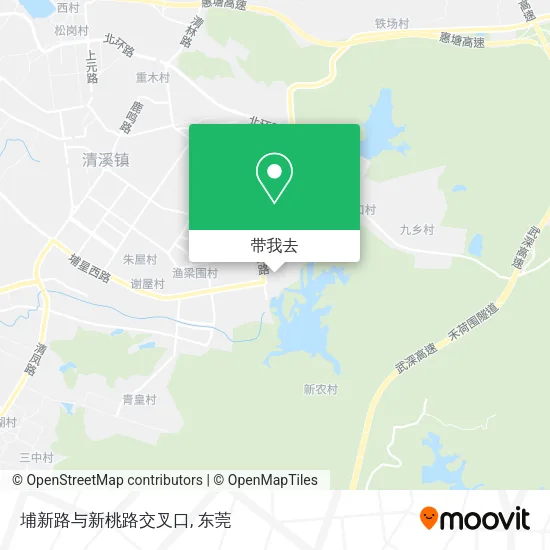 埔新路与新桃路交叉口地图