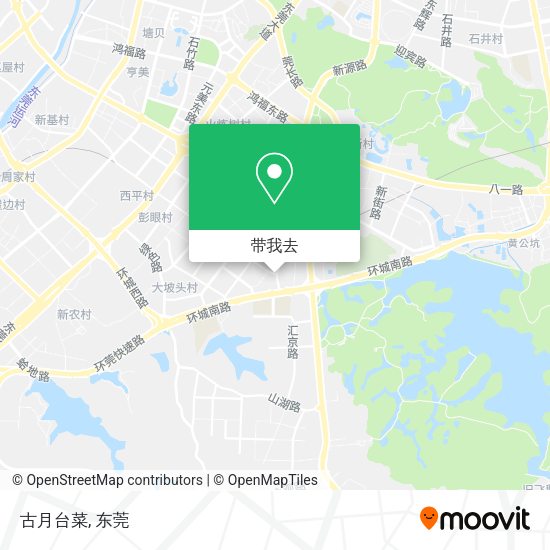 古月台菜地图