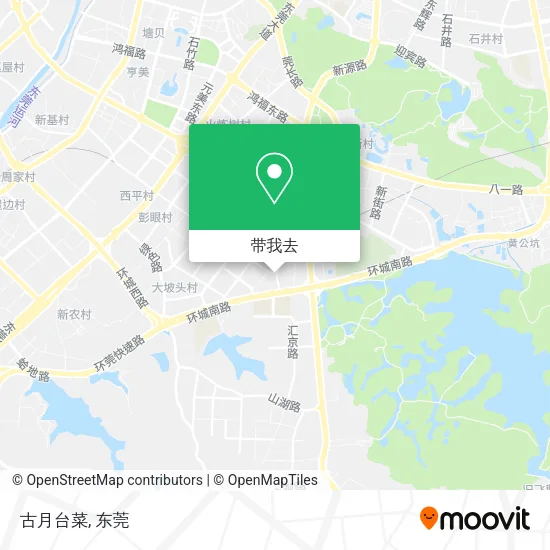 古月台菜地图