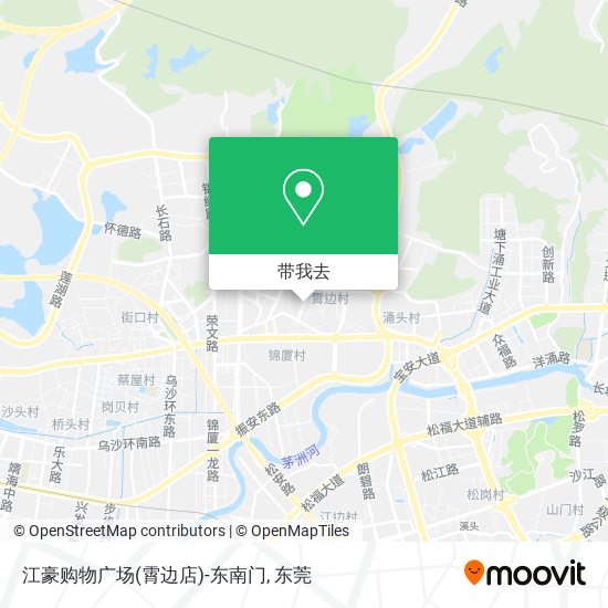 江豪购物广场(霄边店)-东南门地图