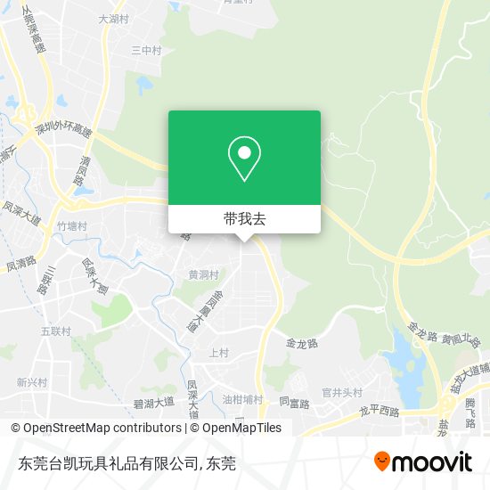 东莞台凯玩具礼品有限公司地图