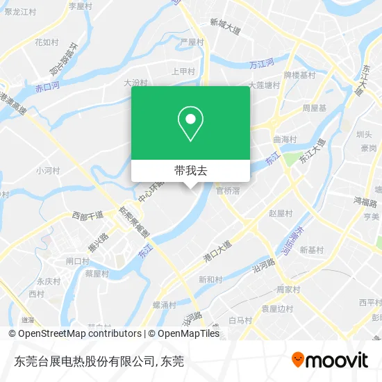 东莞台展电热股份有限公司地图