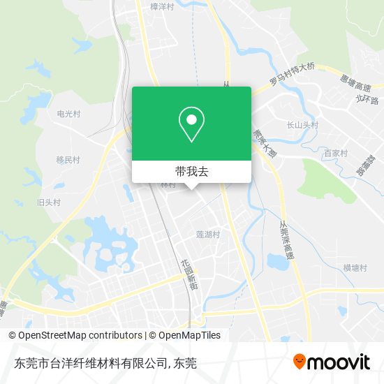 东莞市台洋纤维材料有限公司地图