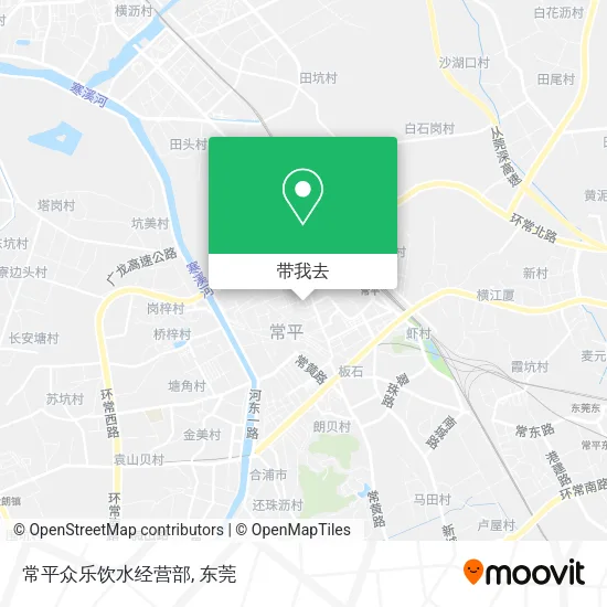 常平众乐饮水经营部地图