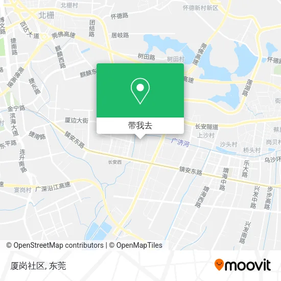 厦岗社区地图