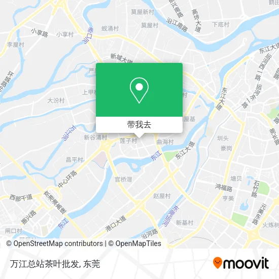 万江总站茶叶批发地图