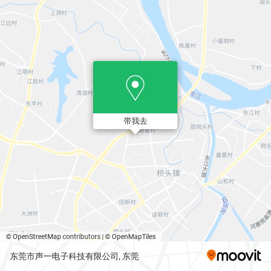 东莞市声一电子科技有限公司地图