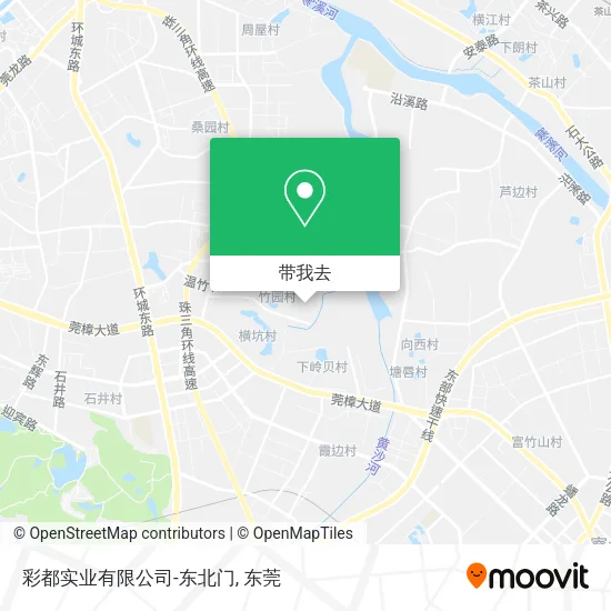 彩都实业有限公司-东北门地图