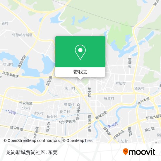龙岗新城贾岗社区地图