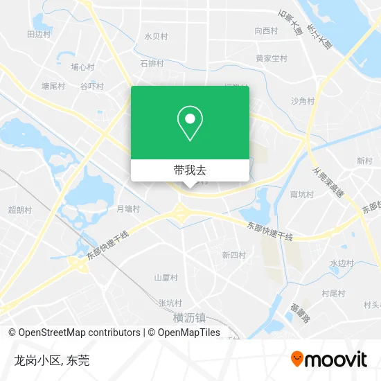 龙岗小区地图