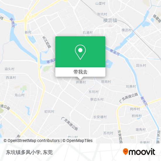 东坑镇多凤小学地图
