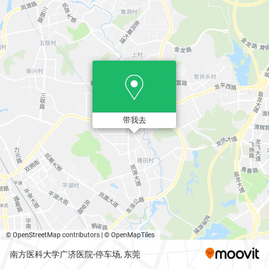 南方医科大学广济医院-停车场地图