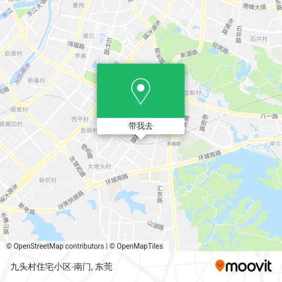 九头村住宅小区-南门地图