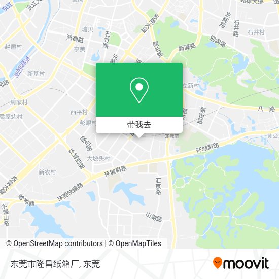 东莞市隆昌纸箱厂地图