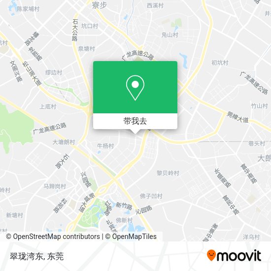 翠珑湾东地图