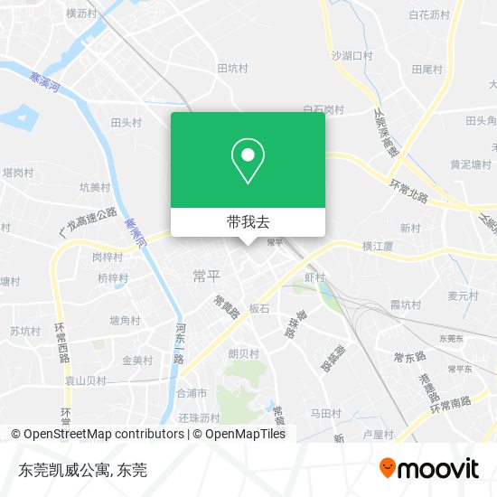 东莞凯威公寓地图
