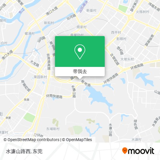 水濂山路西地图