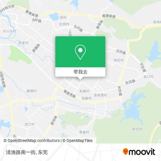 清渔路南一街地图