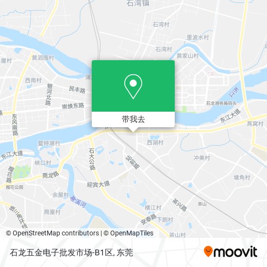 石龙五金电子批发市场-B1区地图