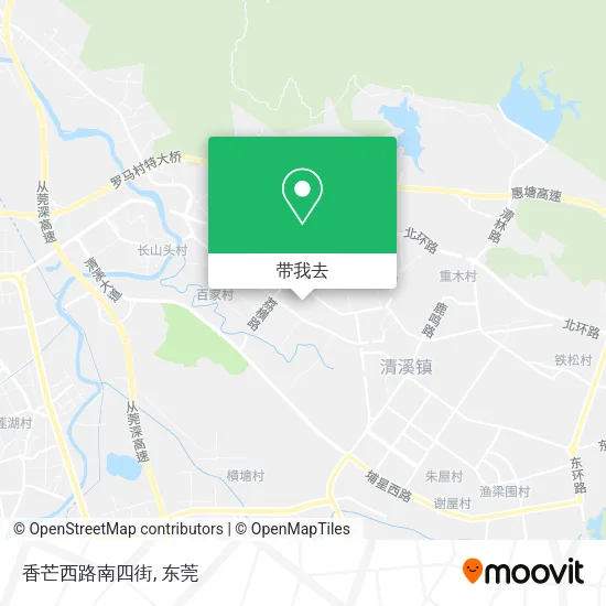 香芒西路南四街地图
