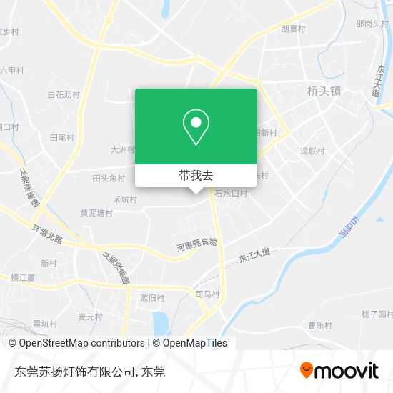 东莞苏扬灯饰有限公司地图