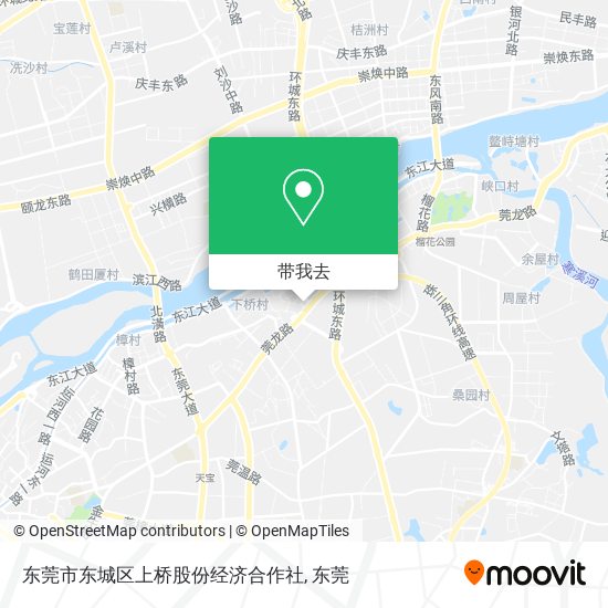东莞市东城区上桥股份经济合作社地图