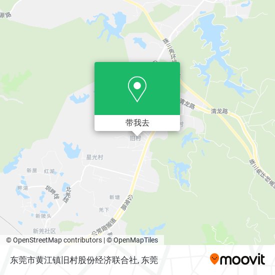 东莞市黄江镇旧村股份经济联合社地图