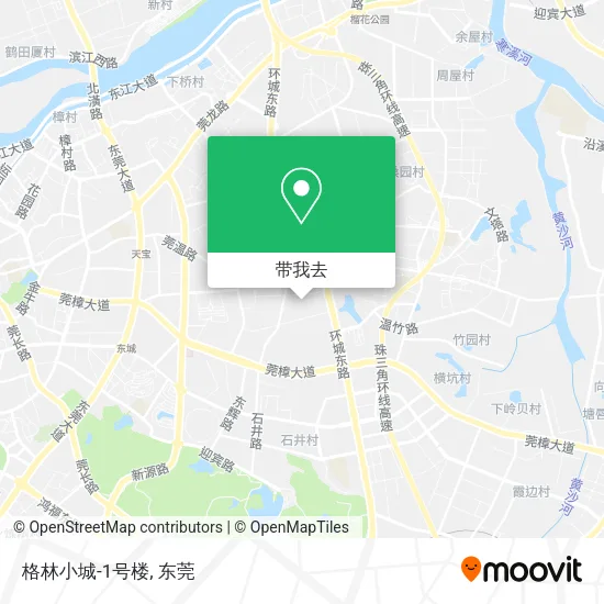 格林小城-1号楼地图