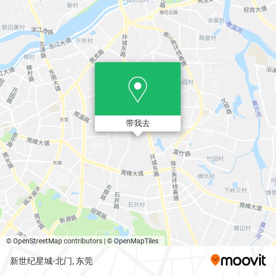 新世纪星城-北门地图