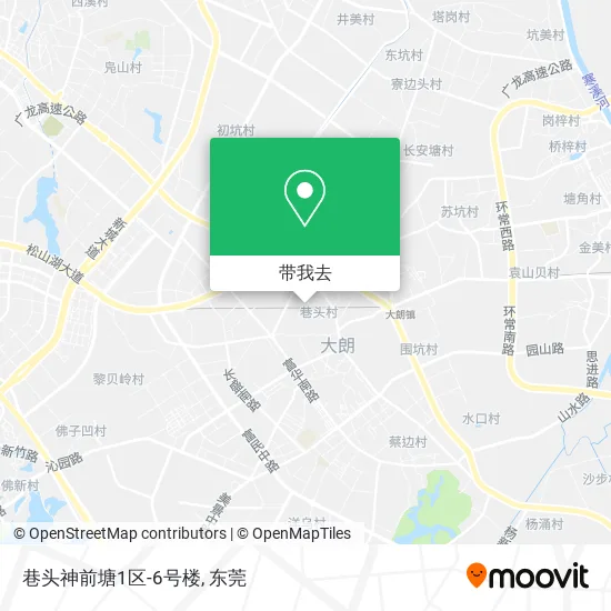 巷头神前塘1区-6号楼地图