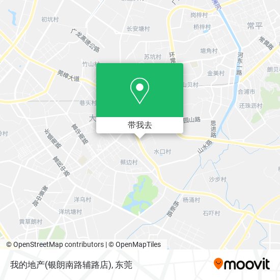 我的地产(银朗南路辅路店)地图