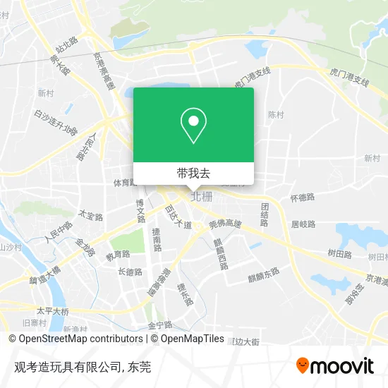 观考造玩具有限公司地图
