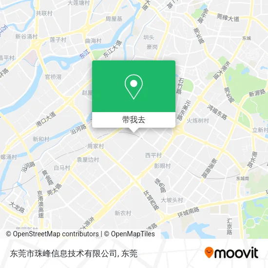 东莞市珠峰信息技术有限公司地图