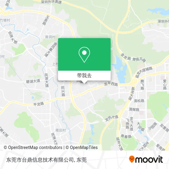 东莞市台鼎信息技术有限公司地图