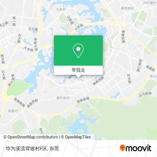 华为溪流背坡村F区地图