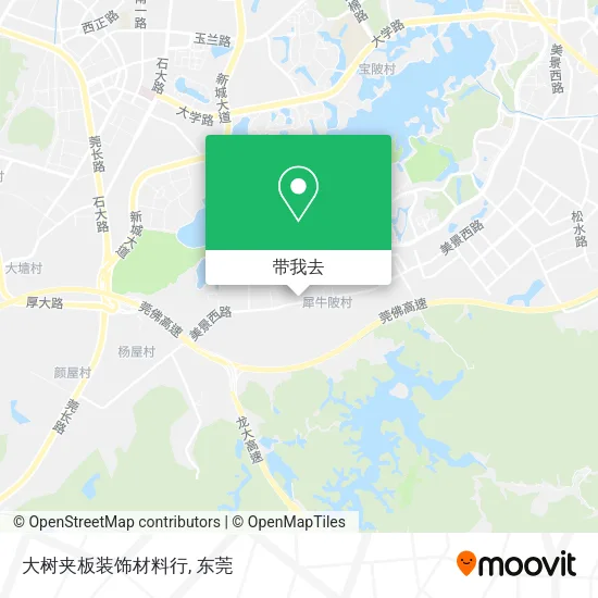 大树夹板装饰材料行地图