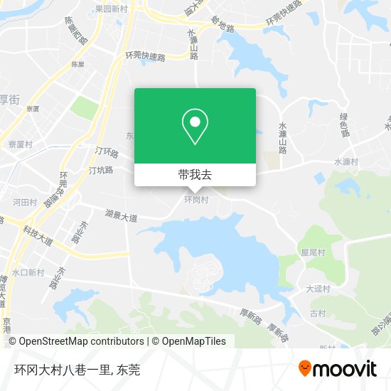 环冈大村八巷一里地图