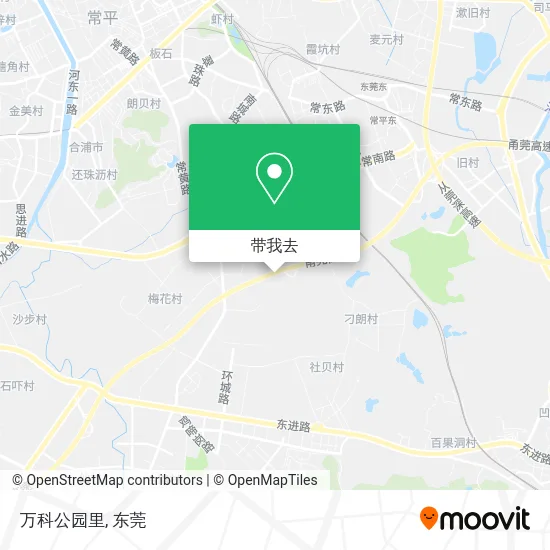 万科公园里地图