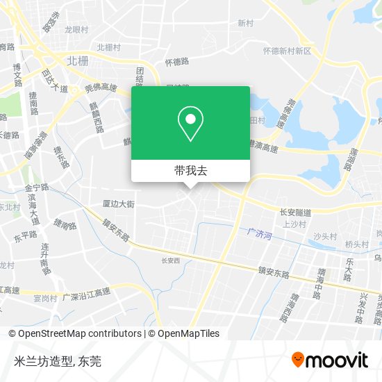 米兰坊造型地图