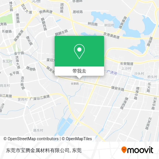 东莞市宝腾金属材料有限公司地图