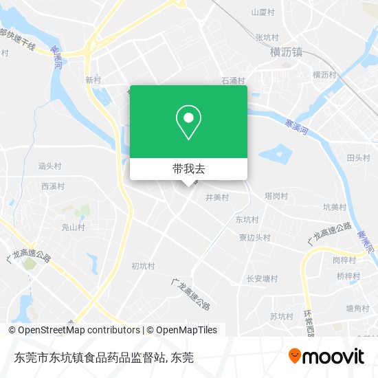 东莞市东坑镇食品药品监督站地图