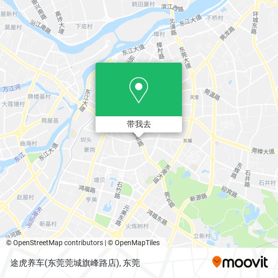 途虎养车(东莞莞城旗峰路店)地图