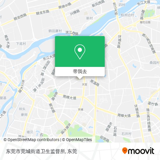 东莞市莞城街道卫生监督所地图