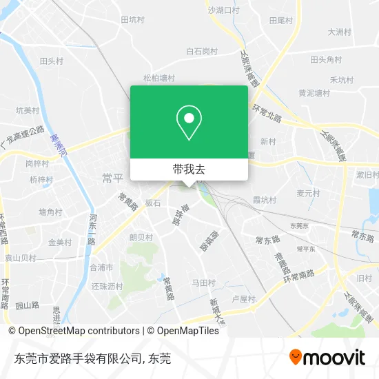 东莞市爱路手袋有限公司地图
