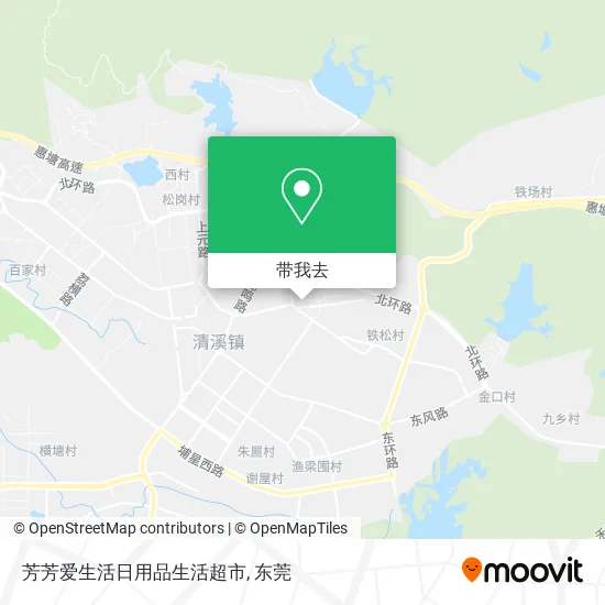 芳芳爱生活日用品生活超市地图