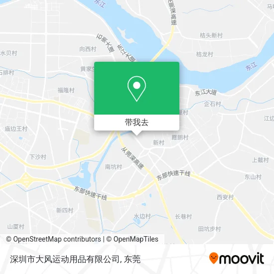 深圳市大风运动用品有限公司地图