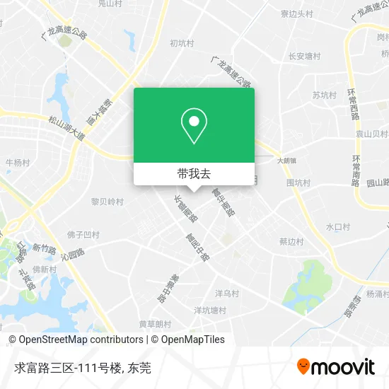 求富路三区-111号楼地图